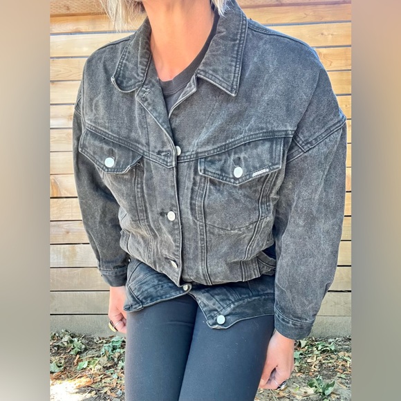 1980’s/90’s vintage Jordache black jean jacket womens size small-medium - Picture 9 of 9